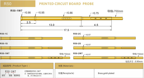 R50測試探針套管選型、R50探針套管規(guī)格型號(hào)、探針套管廠家