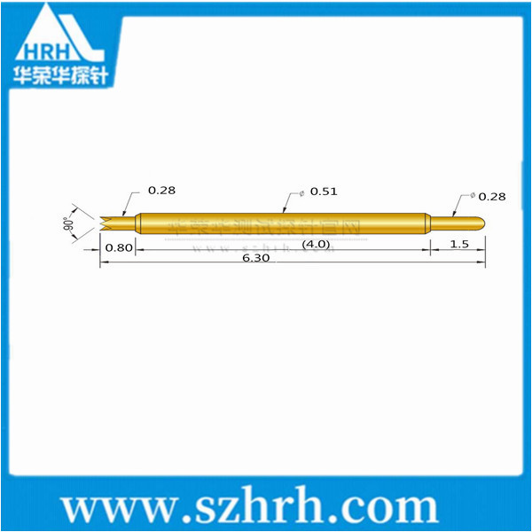 0.51-UJ-6.3L ，華榮華雙頭測(cè)試探針廠家